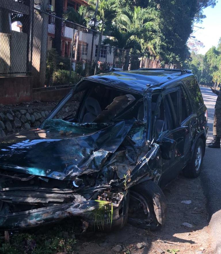 Accidente de tránsito en Jarabacoa deja tres personas heridas El