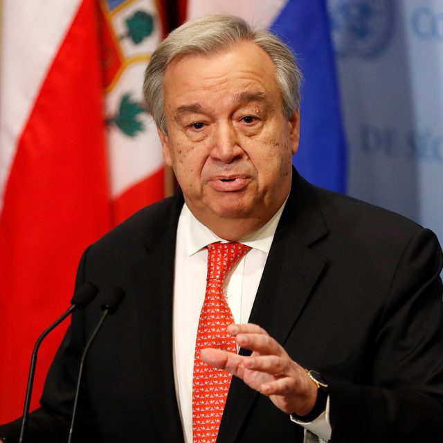 Antonio Guterres Considera Que El Sistema Financiero Global Es Una