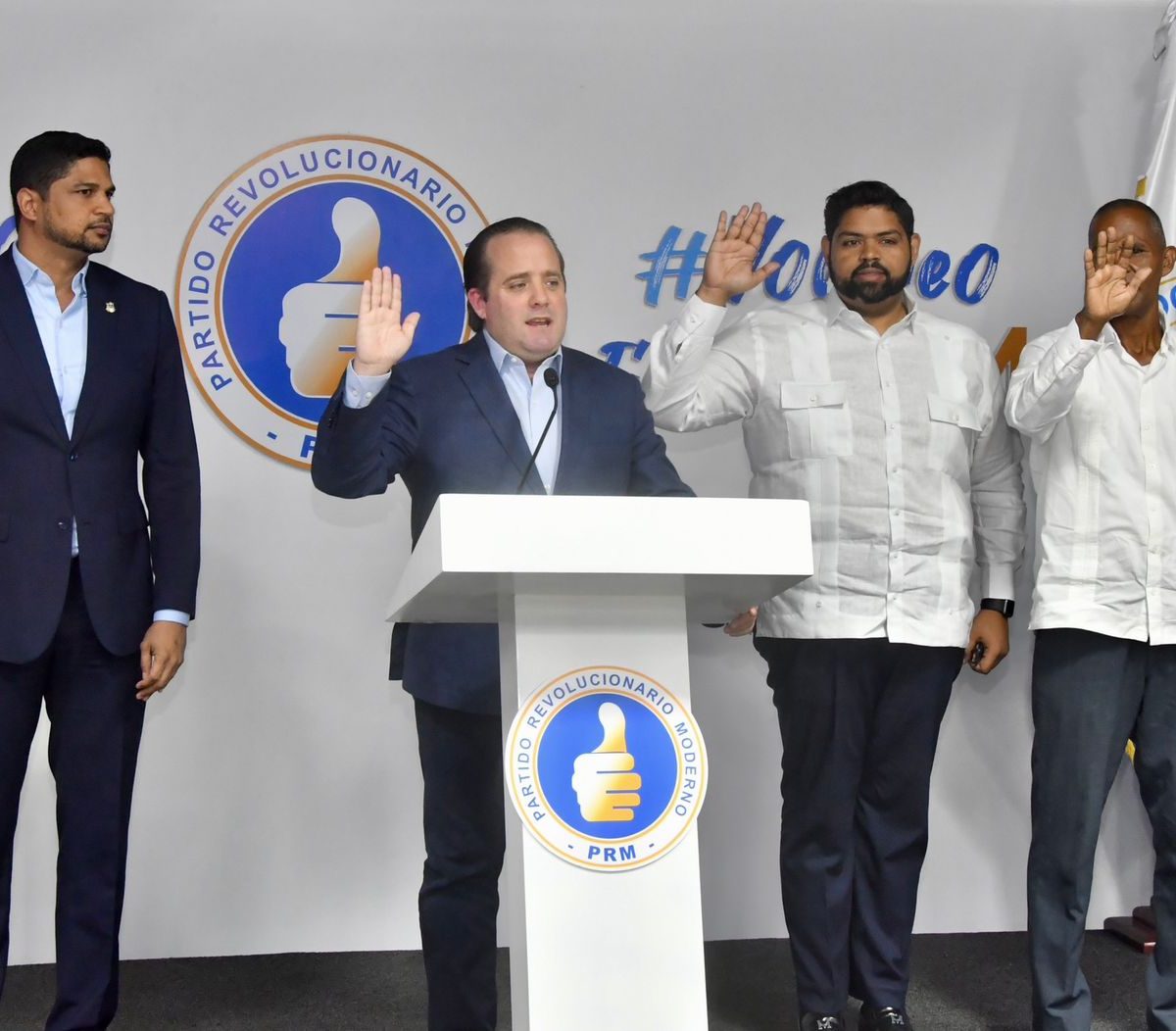 Diputado Eddy Montás se juramenta en el PRM Paliza dice ese partido es