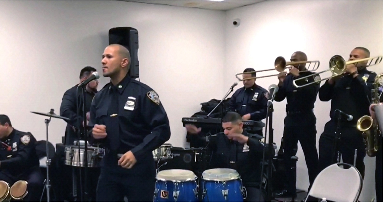 “La Jara Band” una orquesta integrada por policías dominicanos que