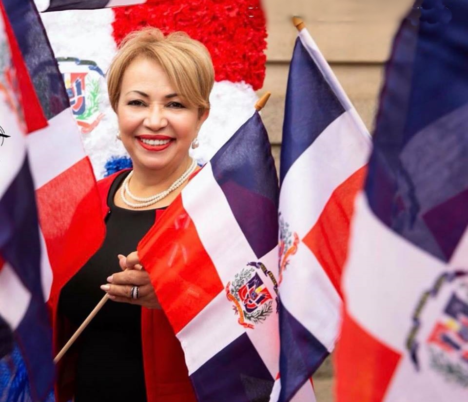 Elsa Mantilla anuncia izamiento de bandera dominicana en Paterson El