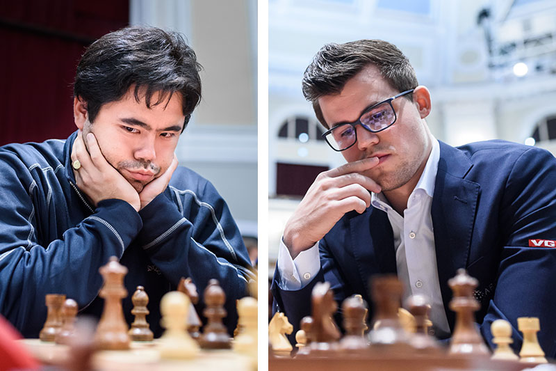 ENTREGA SU TORRE Y DAMA, Y GANA POR PALIZA: Carlsen vs Nakamura (Chess Tour  Finals, Final, 2020) 