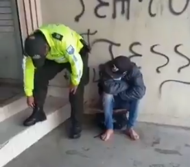 El sargento Carlos Zula, indicó que "no quiere dar entrevistas a los medios" y que "la acción la hizo de corazón y no para ser mediático".