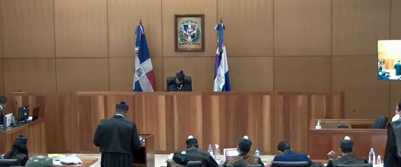 En la audiencia de este jueves tocará el turno a los imputados para tratar de derribar las acusaciones del Ministerio Público y convencer a la jueza de imponer medidas de coerción menos graves que la prisión preventiva. (Imagen tomada durante la audiencia de este miércoles. Fuente externa)