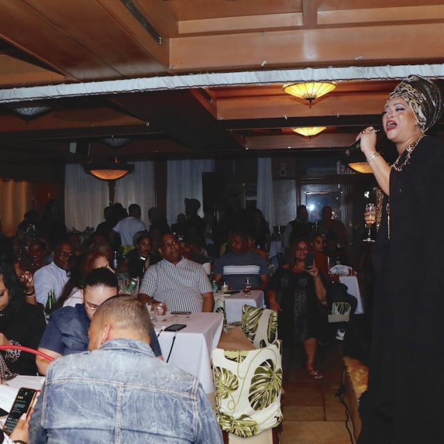 Diomary La Mala performs at a full house in New York