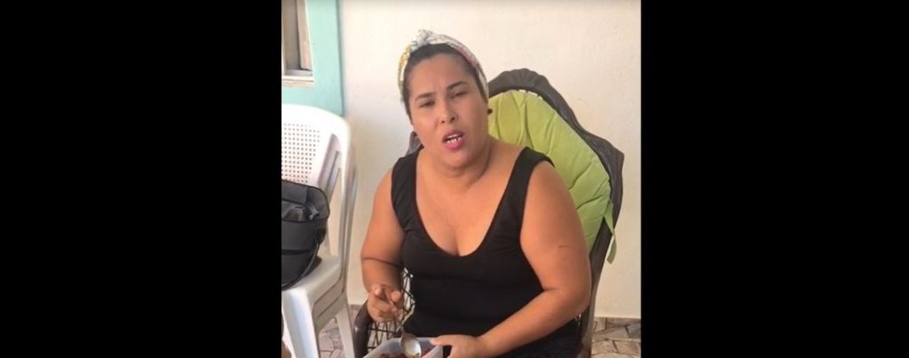 Johanna Bonifacio, señora que hizo la denuncia del niño dejado abandonado. (Imagen: fuente externa)