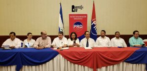 Partido de Restauración Democrática (PRD), Nicaragua. (Fuente externa)