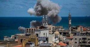 Los tres gobernantes se pusieron de acuerdo en "tres elementos simples", tras la reunión: los lanzamientos de misiles deben cesar, ha llegado el momento de un alto el fuego y el Consejo de Seguridad ONU debe ocuparse de este asunto. (Fuente externa)