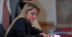 Jeanine Áñez, expresidenta interina de Bolivia. (Fuente externa)