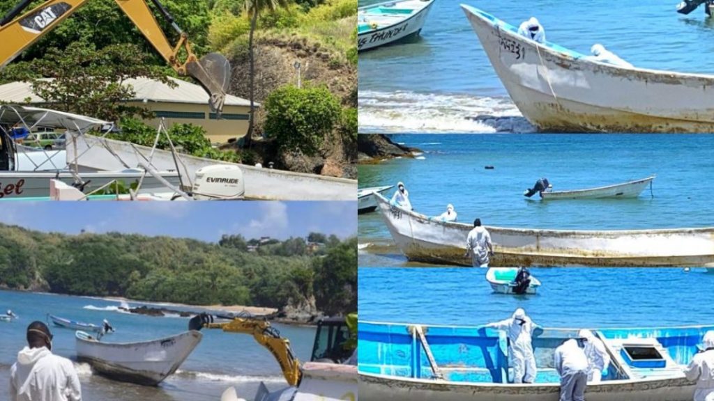 La autoridades policiales continúan mientras investigando el caso y cómo estos hombres, todos vestidos con ropa deportiva e impermeable, pudieron haber muerto. (Fuente externa)