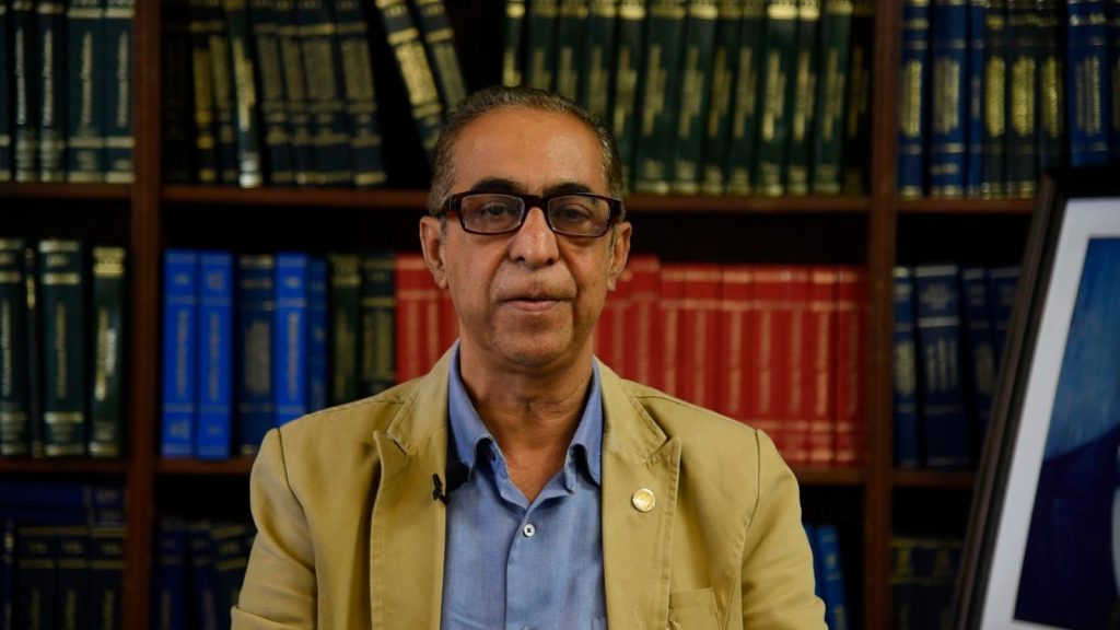 presidente de la Sociedad Dominicana de Médicos Salubristas (Sodomesa), doctor Rafael Ramos Rincón