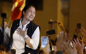 Keiko Fujimori, candidata presidencial derechista. (Fuente externa)