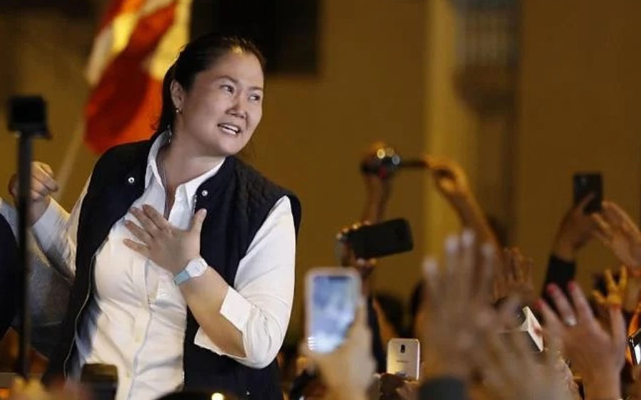 Keiko Fujimori, candidata presidencial derechista. (Fuente externa)