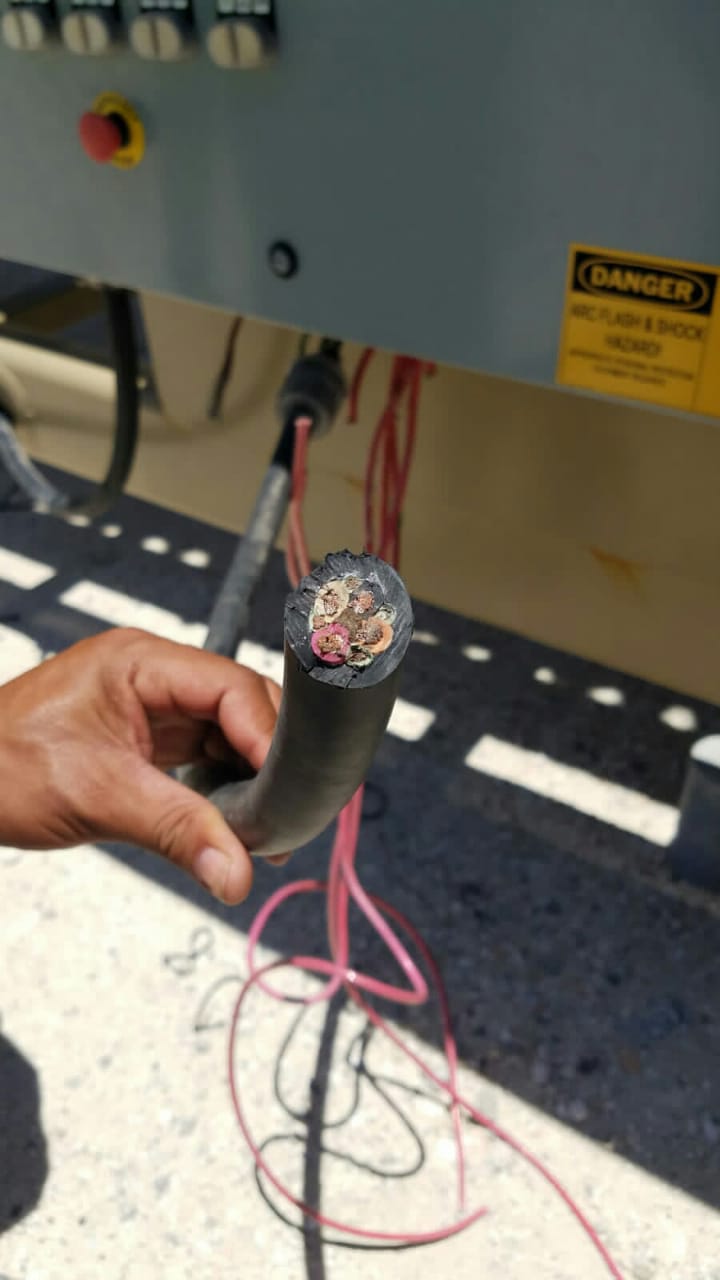 Desconocidos roban cableado eléctrico muelle de Barahona: operaciones siguen paralizadas