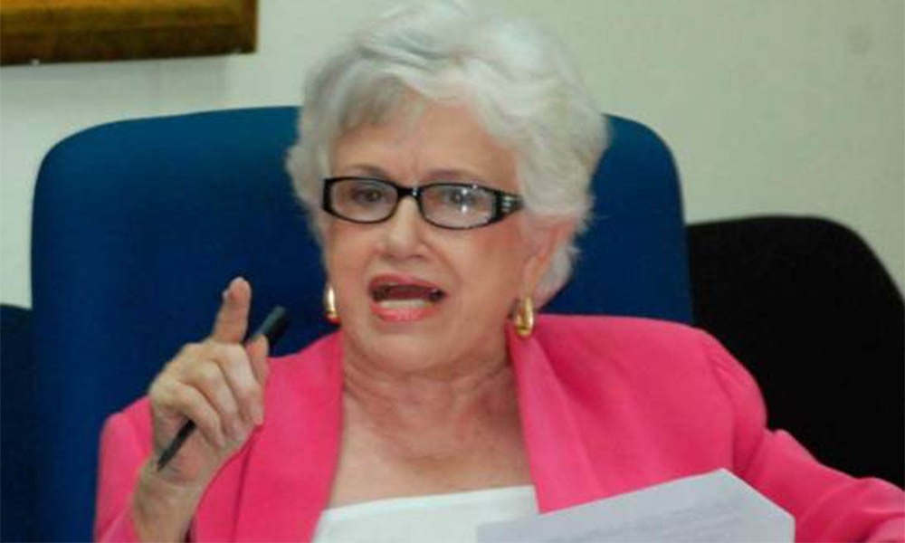 Directora general de Ética Gubernamental, Milagros Ortiz Bosch. (Fuente externa)