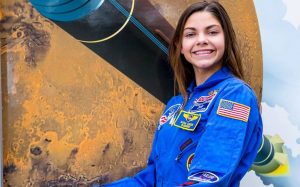 Alyssa Carson, joven de 17 años cuyo sueño, podría ser la primera persona o una de las primeras, a bordo de una misión espacial para llegar a Marte. (Fuente externa)