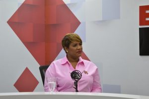 Ministra de la Juventud, Luz del Alba Jiménez. (Fuente externa)