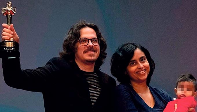 Natalia Cabral y Oriol Estrada ganadores de la categoría director de Cine en Premios Soberano