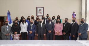 Presidente de la SCJ y consejeros se reúnen con jueces en San Pedro de Macorís