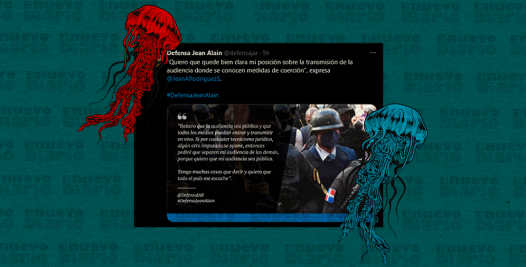 Tweet desde la cuenta de @defensajar (Ilustración: Yasmín Esmeralda Díaz)