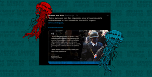 Tweet desde la cuenta de @defensajar (Ilustración: Yasmín Esmeralda Díaz)