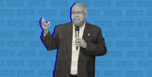 Ramón Bueno, Diputado del PRM. (Ilustración: Yasmín Esmeralda Díaz)