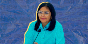 Delcy Rodríguez, vicepresidenta Ejecutiva de Venezuela. (Ilustración: Yasmín Esmeralda Díaz)