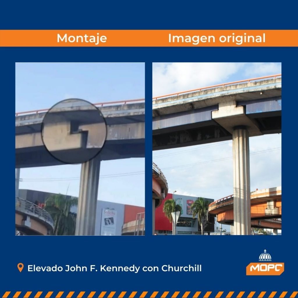 Obras Públicas niega la veracidad de imagen viral del elevado Churchill