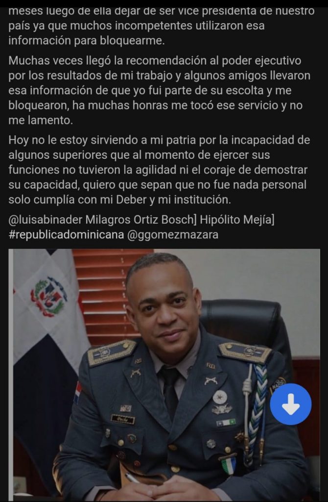 Parte del comunicado