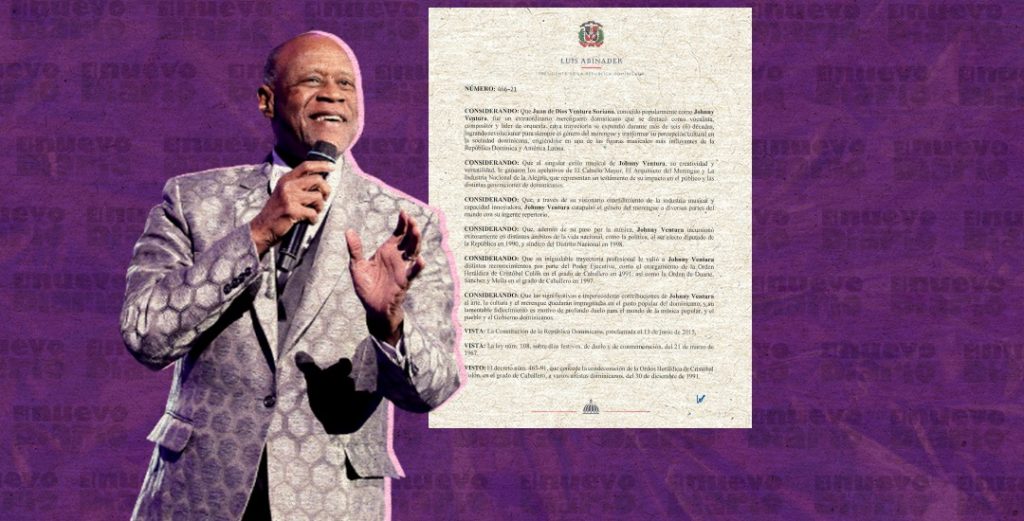 Presidente declara 3 días de duelo por muerte de Johnny Ventura. (Ilustración: Yasmín Esmeralda Díaz)