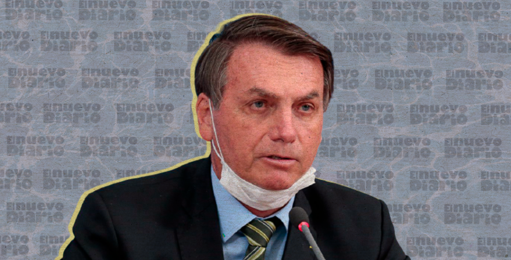 El presidente brasileño, Jair Bolsonaro. (Ilustración: Yasmín Esmeralda Díaz)