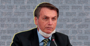 El presidente brasileño, Jair Bolsonaro. (Ilustración: Yasmín Esmeralda Díaz)