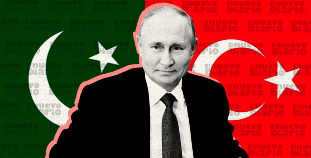 La situación en Afganistán también fue abordada hoy por los ministros de Exteriores de Rusia, Serguéi Lavrov, y de Pakistán, Shah Mahmood Qureshi. (Ilustración: Yasmín Esmeralda Díaz)