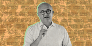 El político opositor y exministro, Francisco Domínguez Brito. (Ilustración: Yasmín Esmeralda Díaz)