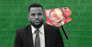 Daurin Muñoz, periodista. (Ilustración: Yasmín Esmeralda Díaz)