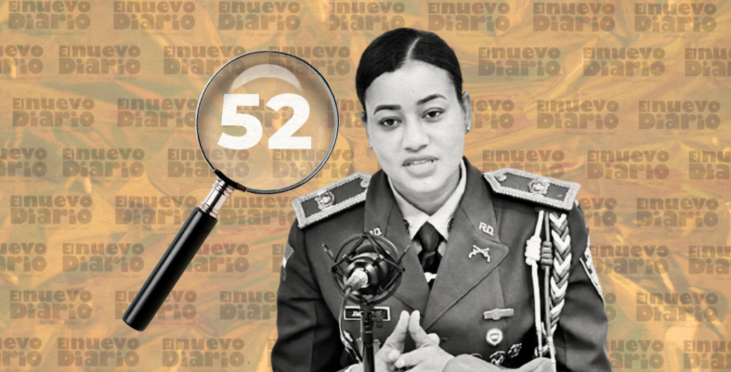 Teniente coronel Ana Jiménez Cruceta, directora de comunicaciones estratégicas de la Policía Nacional. (Ilustración: Yasmín Esmeralda Díaz)