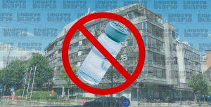 Antivacunas irrumpen en la sede de la televisión pública eslovena. (Ilustración: Yasmín Esmeralda Díaz)