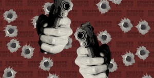 Enfrentamiento a tiros entre delincuentes y policías deja cinco heridos en comunidad de Puerto Plata. (Ilustración: Yasmín Esmeralda Díaz)