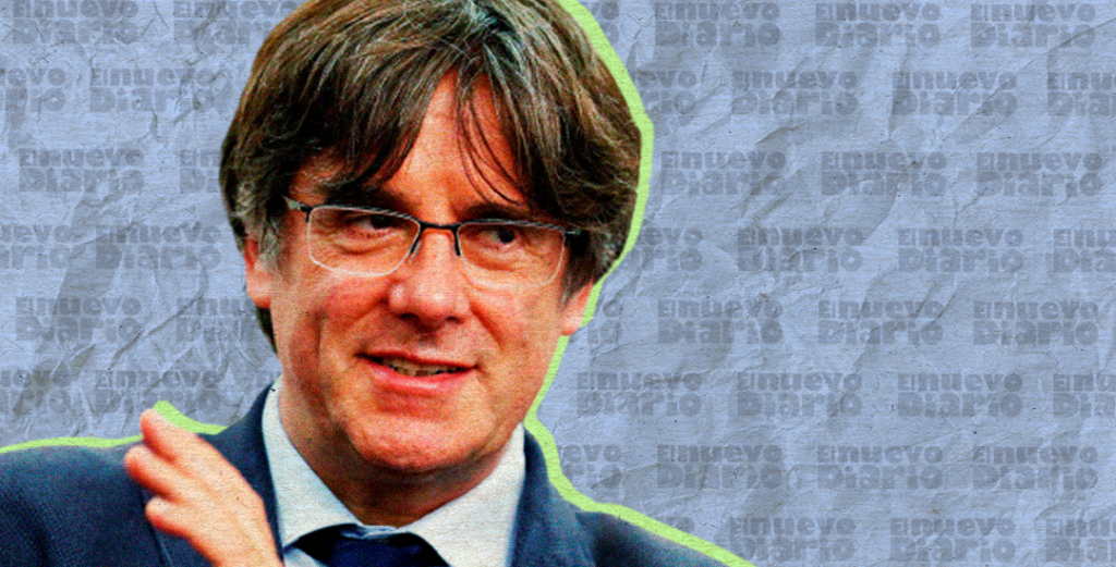 El expresidente catalán Carles Puigdemont. (Ilustración: Yasmín Esmeralda Díaz)
