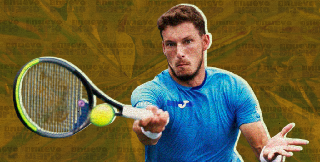 El español Pablo Carreño. (Ilustración: Yasmín Esmeralda Diaz)