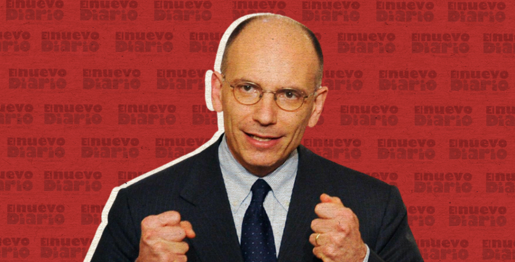 El ex primer ministro Enrico Letta. (Ilustración: Yasmín Esmeralda Díaz)