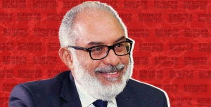 Persio Maldonado, director de El Nuevo Diario. (Ilustración: Yasmín Esmeralda Díaz)