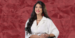 Nikauly de la Mota, comunicadora. (Ilustración: Yasmín Esmeralda Díaz)