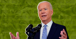 El presidente de EE.UU., Joe Biden. (Ilustración: Yasmín Esmeralda Díaz)