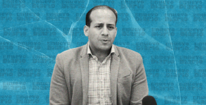 Alvin Peña, pastor. (Ilustración: Yasmín Esmeralda Díaz)