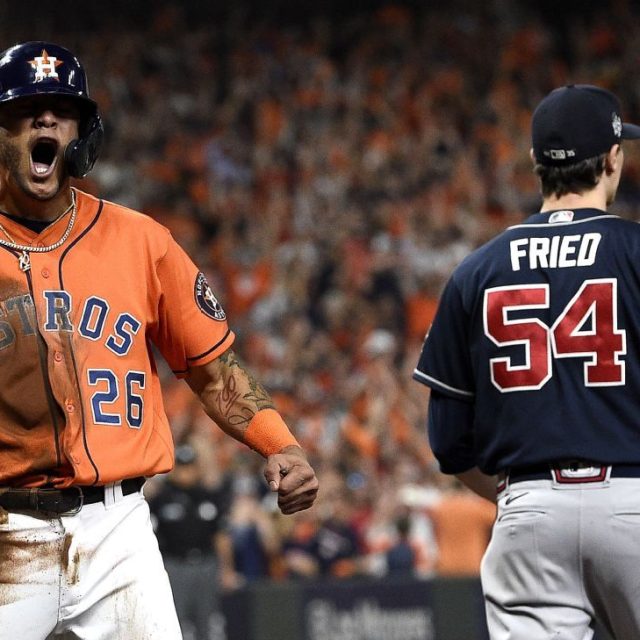 Bravos ganan el tercer juego de la Serie Mundial ante Astros