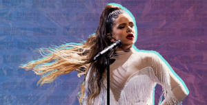 Rosalía. (Ilustración: Yasmín Esmeralda Díaz)