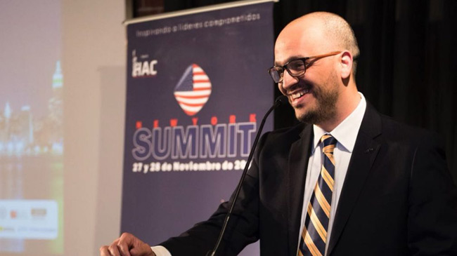 Ray Cazorla., empresario y filántropo canario promotor del encuentro. (Fuente externa)