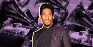 Jon Batiste. (Ilustración: Yasmín Esmeralda Díaz)