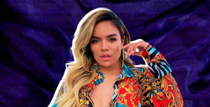 La cantante colombiana Karol G. (Ilustración: Yasmín Esmeralda Díaz)